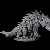 Bearded Basilisk Miniature for Dungeons and Dragons, Pathfinder or other TTRPGs