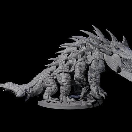 Bearded Basilisk Miniature for Dungeons and Dragons, Pathfinder or other TTRPGs