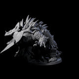 Bearded Basilisk Miniature for Dungeons and Dragons, Pathfinder or other TTRPGs