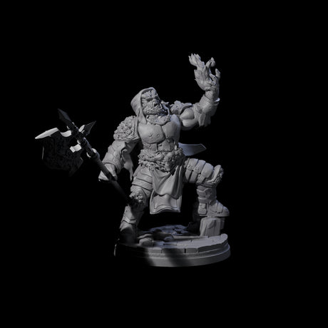 Bearded Tiefling Necromancer Miniature for Dungeons and Dragons, Pathfinder or other TTRPGs