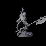 Bearded Tiefling Necromancer Miniature for Dungeons and Dragons, Pathfinder or other TTRPGs