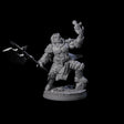 Bearded Tiefling Necromancer Miniature for Dungeons and Dragons, Pathfinder or other TTRPGs