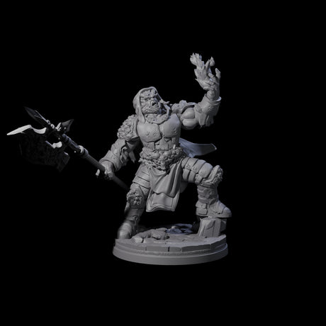 Bearded Tiefling Necromancer Miniature for Dungeons and Dragons, Pathfinder or other TTRPGs