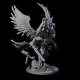 Beastman Balor Miniature for Dungeons and Dragons, Pathfinder or other TTRPGs