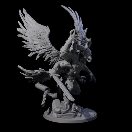 Beastman Balor Miniature for Dungeons and Dragons, Pathfinder or other TTRPGs