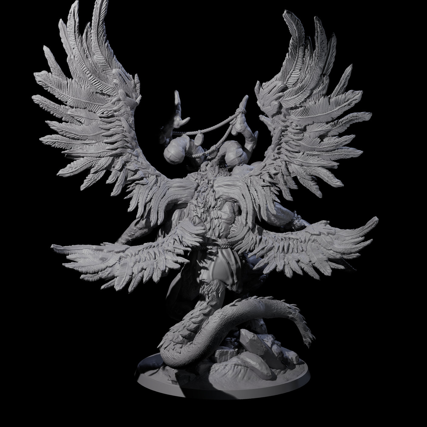 Beastman Balor Miniature for Dungeons and Dragons, Pathfinder or other TTRPGs