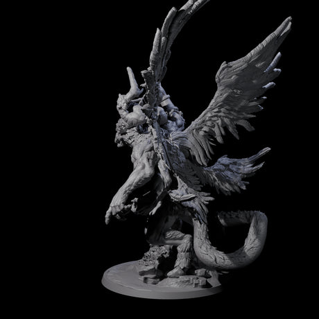 Beastman Balor Miniature for Dungeons and Dragons, Pathfinder or other TTRPGs