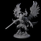 Beastman Balor Miniature for Dungeons and Dragons, Pathfinder or other TTRPGs