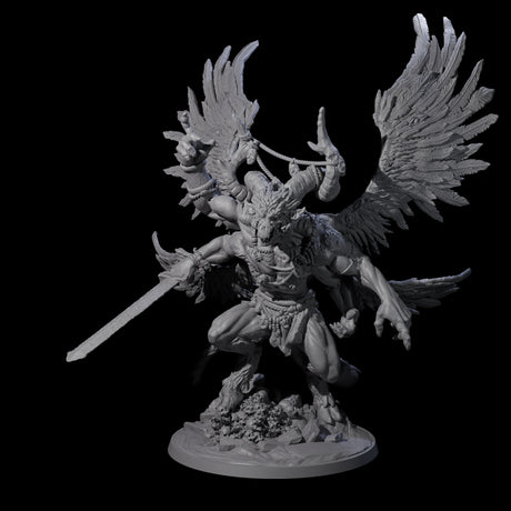 Beastman Balor Miniature for Dungeons and Dragons, Pathfinder or other TTRPGs