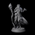 Beautiful Fae Court Magician Miniature for Dungeons and Dragons, Pathfinder or other TTRPGs