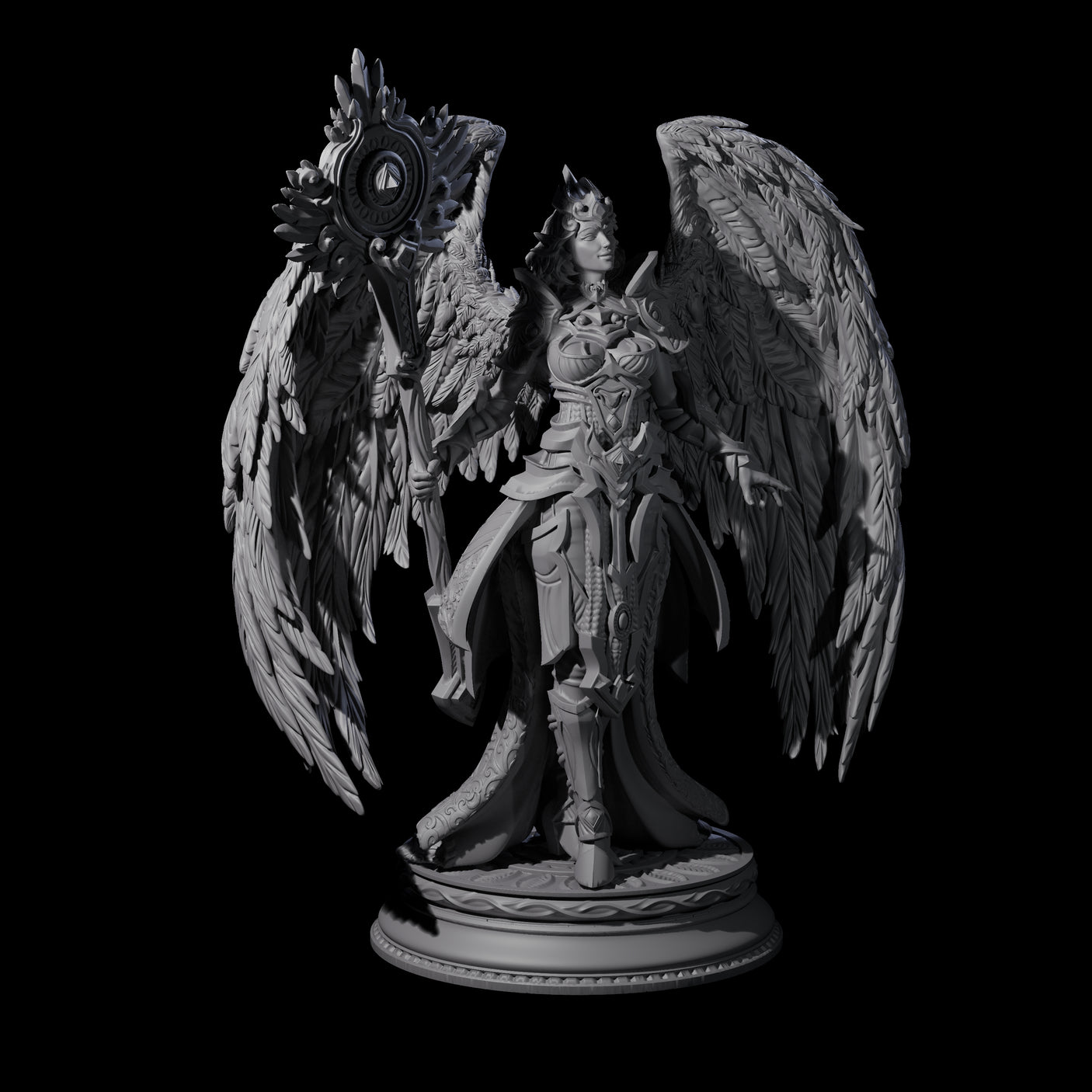 Beautiful Tabellia Miniature for Dungeons and Dragons, Pathfinder or other TTRPGs