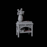 Bedside Table Miniature for Dungeons and Dragons, Pathfinder or other TTRPGs