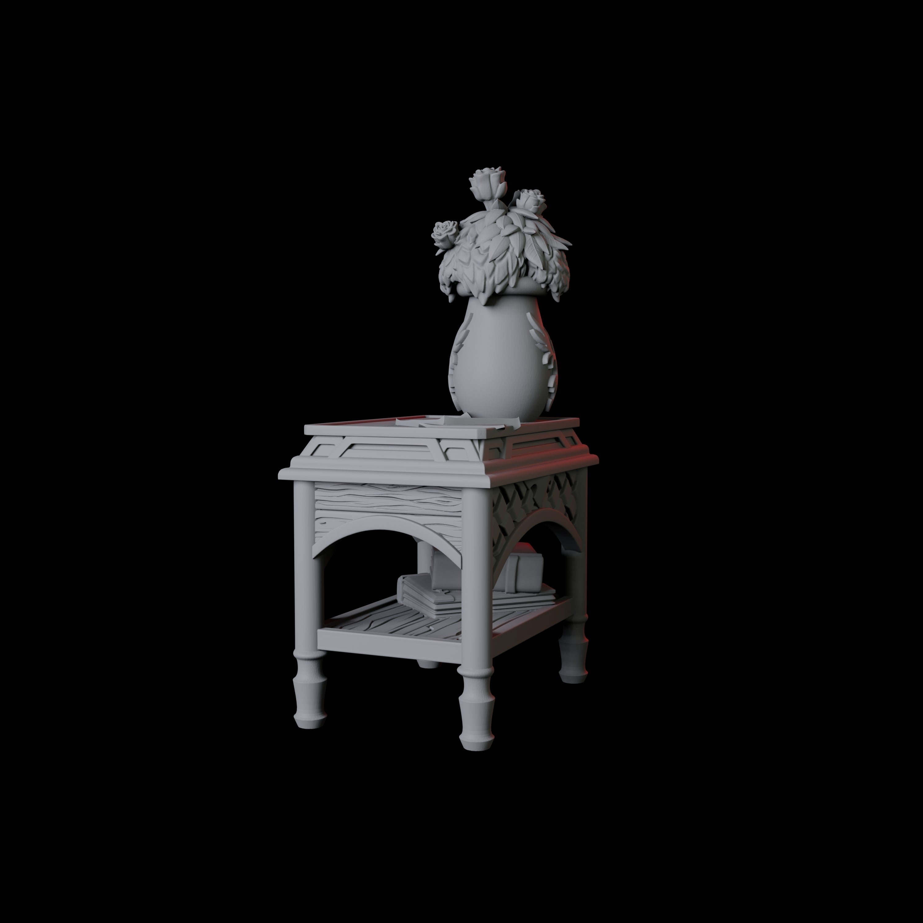 Bedside Table Miniature for Dungeons and Dragons, Pathfinder or other TTRPGs