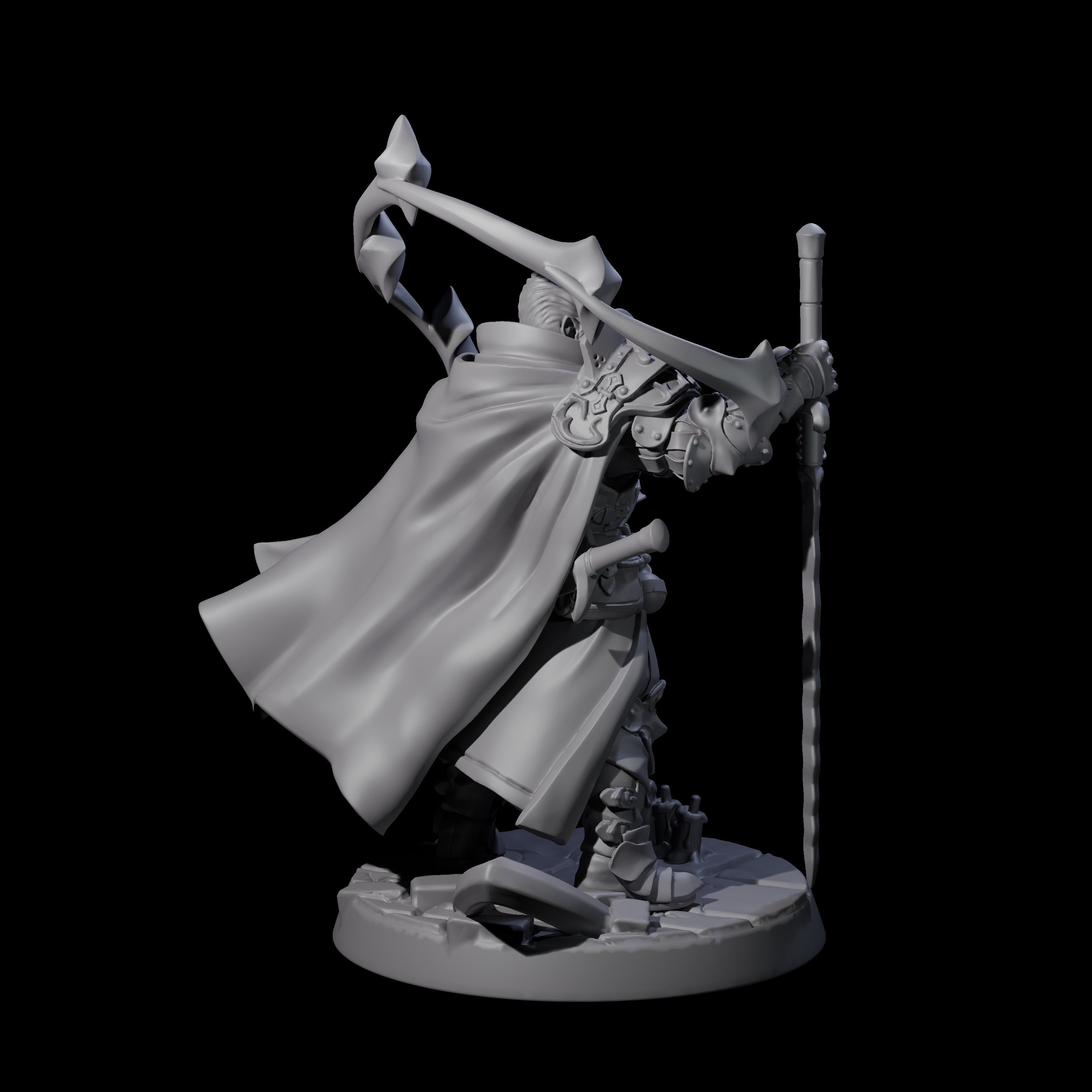 Beefy Paladin Sorcerer Miniature for Dungeons and Dragons, Pathfinder or other TTRPGs