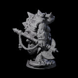 Beefy Tortle Warrior A Miniature for Dungeons and Dragons, Pathfinder or other TTRPGs