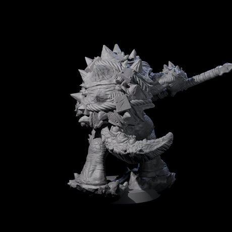 Beefy Tortle Warrior B Miniature for Dungeons and Dragons, Pathfinder or other TTRPGs