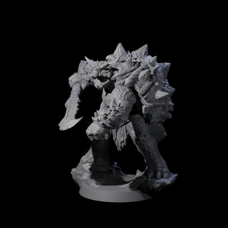 Beefy Tortle Warrior B Miniature for Dungeons and Dragons, Pathfinder or other TTRPGs