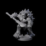 Beefy Tortle Warrior B Miniature for Dungeons and Dragons, Pathfinder or other TTRPGs