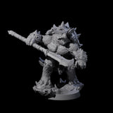 Beefy Tortle Warrior B Miniature for Dungeons and Dragons, Pathfinder or other TTRPGs
