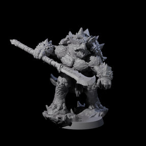 Beefy Tortle Warrior B Miniature for Dungeons and Dragons, Pathfinder or other TTRPGs