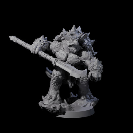 Beefy Tortle Warrior B Miniature for Dungeons and Dragons, Pathfinder or other TTRPGs