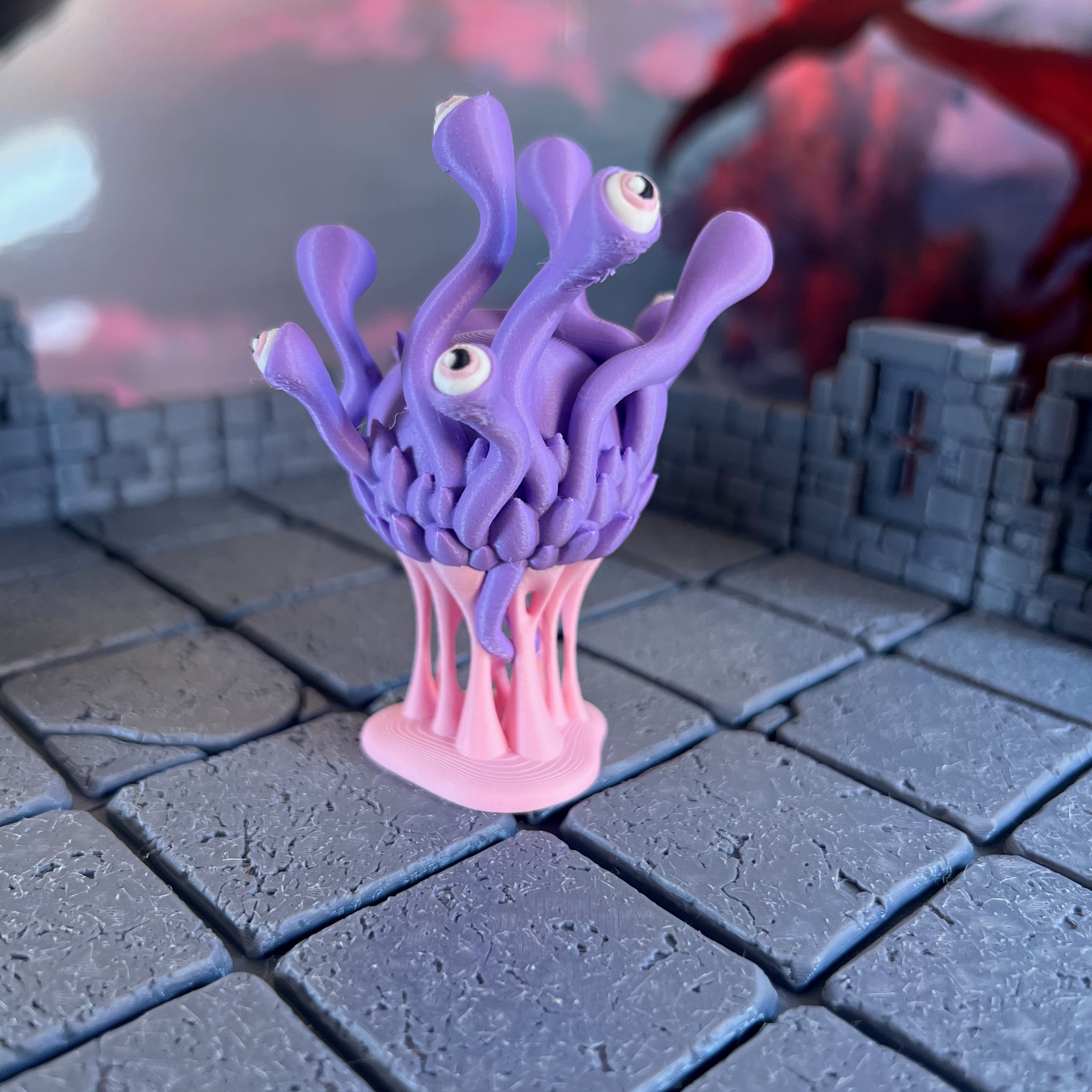Beholder Multicolour Table Ready Miniature Miniature for Dungeons and Dragons, Pathfinder or other TTRPGs