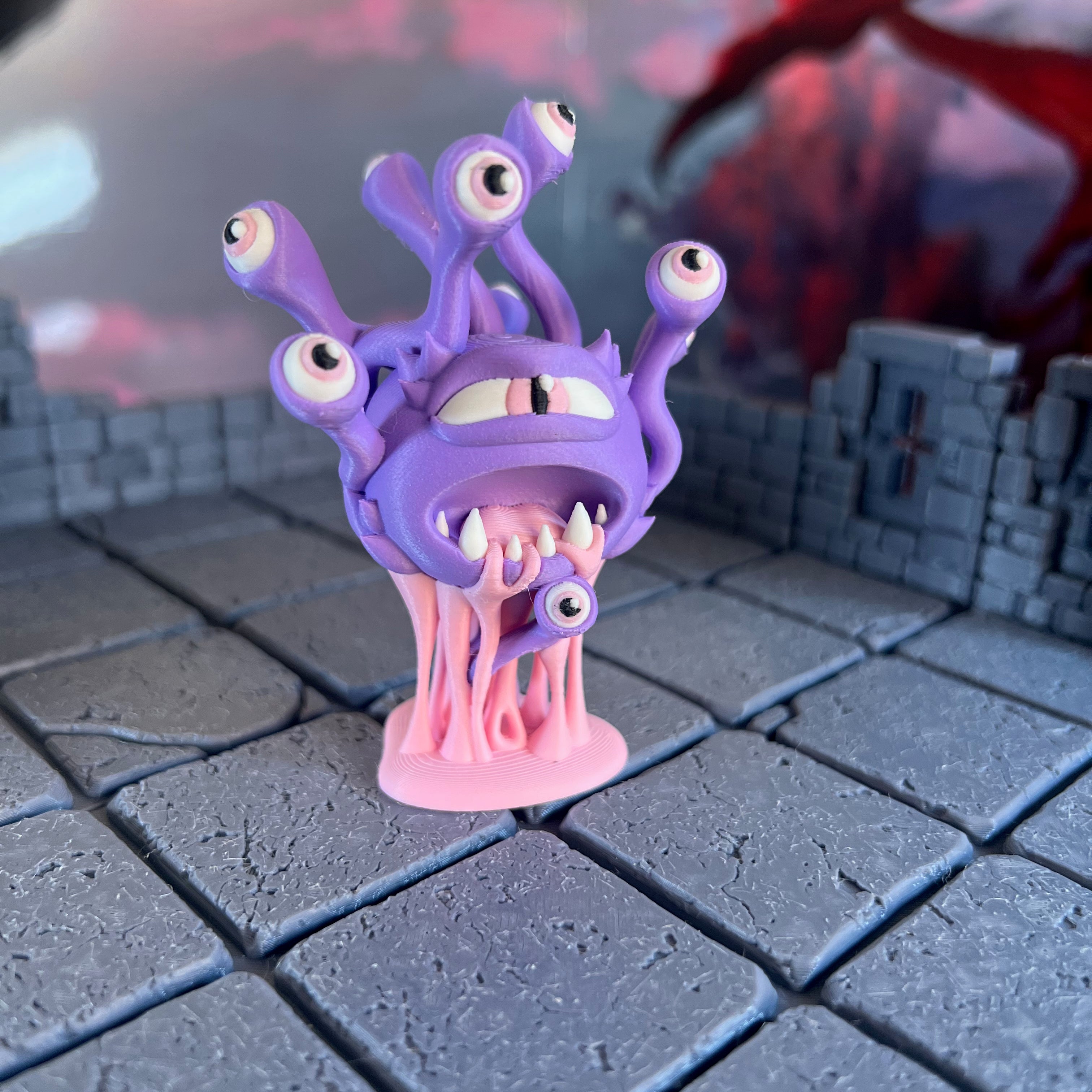 Beholder Multicolour Table Ready Miniature Miniature for Dungeons and Dragons, Pathfinder or other TTRPGs