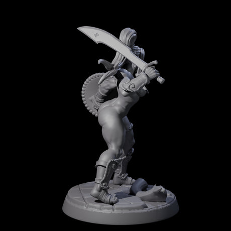Beholder Slayer Pinup Miniature for Dungeons and Dragons, Pathfinder or other TTRPGs