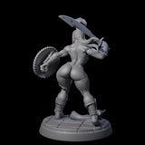 Beholder Slayer Pinup Miniature for Dungeons and Dragons, Pathfinder or other TTRPGs