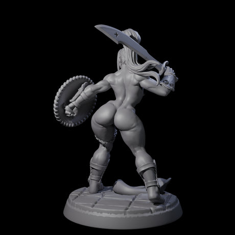 Beholder Slayer Pinup Miniature for Dungeons and Dragons, Pathfinder or other TTRPGs