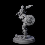 Beholder Slayer Pinup Miniature for Dungeons and Dragons, Pathfinder or other TTRPGs