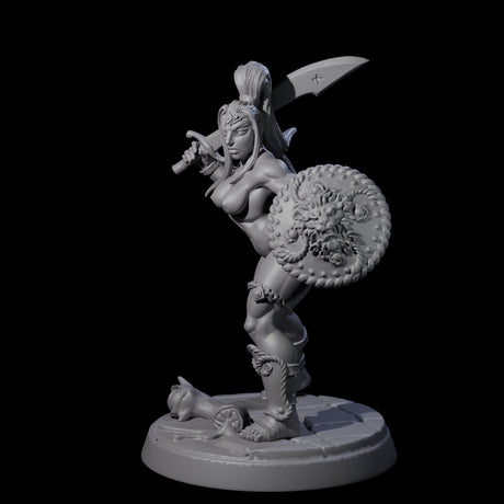 Beholder Slayer Pinup Miniature for Dungeons and Dragons, Pathfinder or other TTRPGs