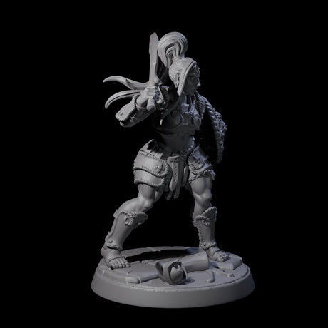 Beholder Slayer Pinup Miniature for Dungeons and Dragons, Pathfinder or other TTRPGs