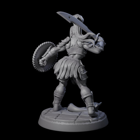 Beholder Slayer Pinup Miniature for Dungeons and Dragons, Pathfinder or other TTRPGs