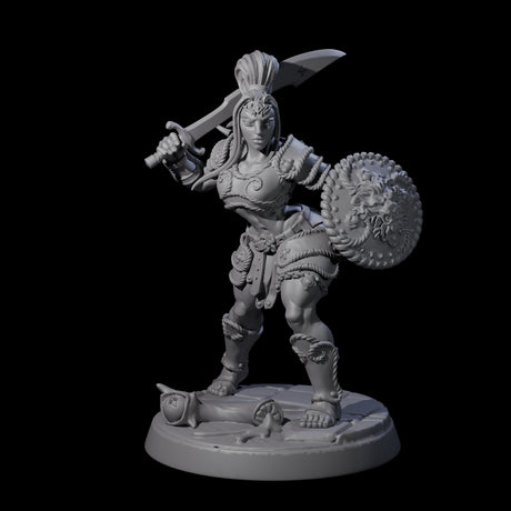 Beholder Slayer Pinup Miniature for Dungeons and Dragons, Pathfinder or other TTRPGs