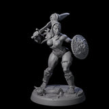 Beholder Slayer Pinup Miniature for Dungeons and Dragons, Pathfinder or other TTRPGs