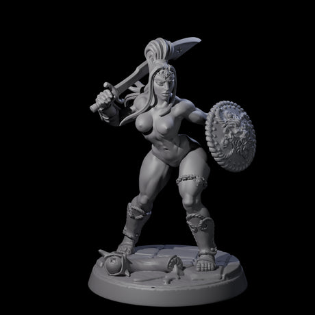 Beholder Slayer Pinup Miniature for Dungeons and Dragons, Pathfinder or other TTRPGs