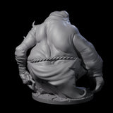 Belly Ripping Demon Lord Miniature for Dungeons and Dragons, Pathfinder or other TTRPGs