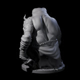 Belly Ripping Demon Lord Miniature for Dungeons and Dragons, Pathfinder or other TTRPGs