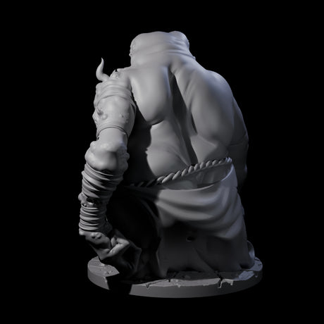 Belly Ripping Demon Lord Miniature for Dungeons and Dragons, Pathfinder or other TTRPGs