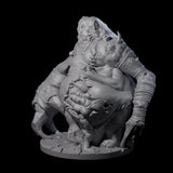 Belly Ripping Demon Lord Miniature for Dungeons and Dragons, Pathfinder or other TTRPGs
