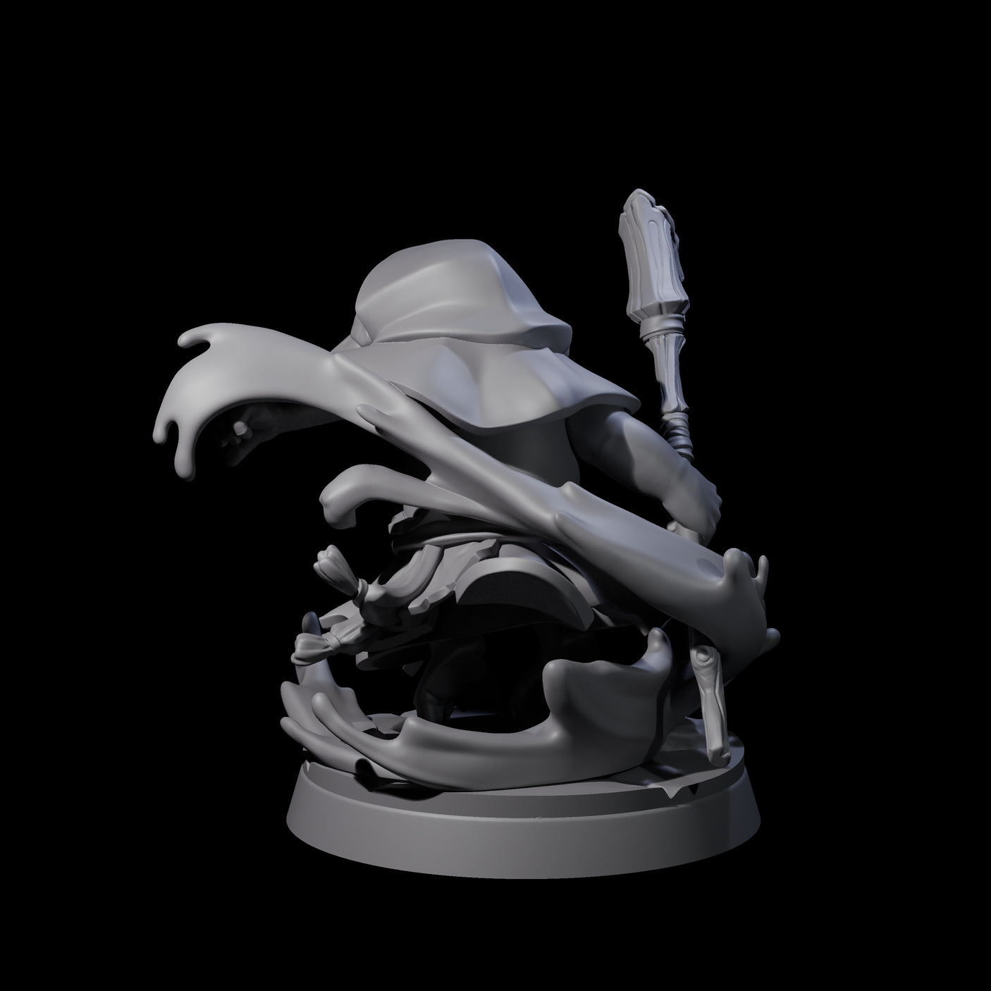 Benedictive Platypus Healer Miniature for Dungeons and Dragons, Pathfinder or other TTRPGs