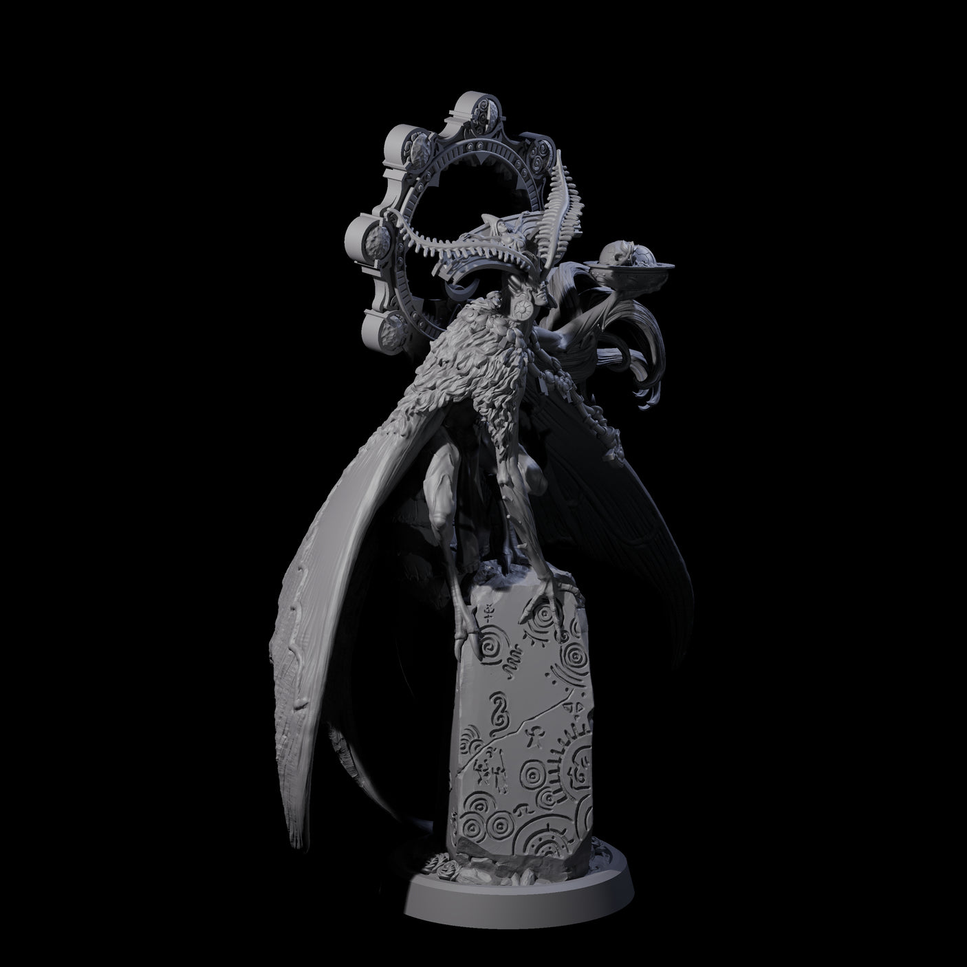 Benevolent Ghaele Azata Miniature for Dungeons and Dragons, Pathfinder or other TTRPGs