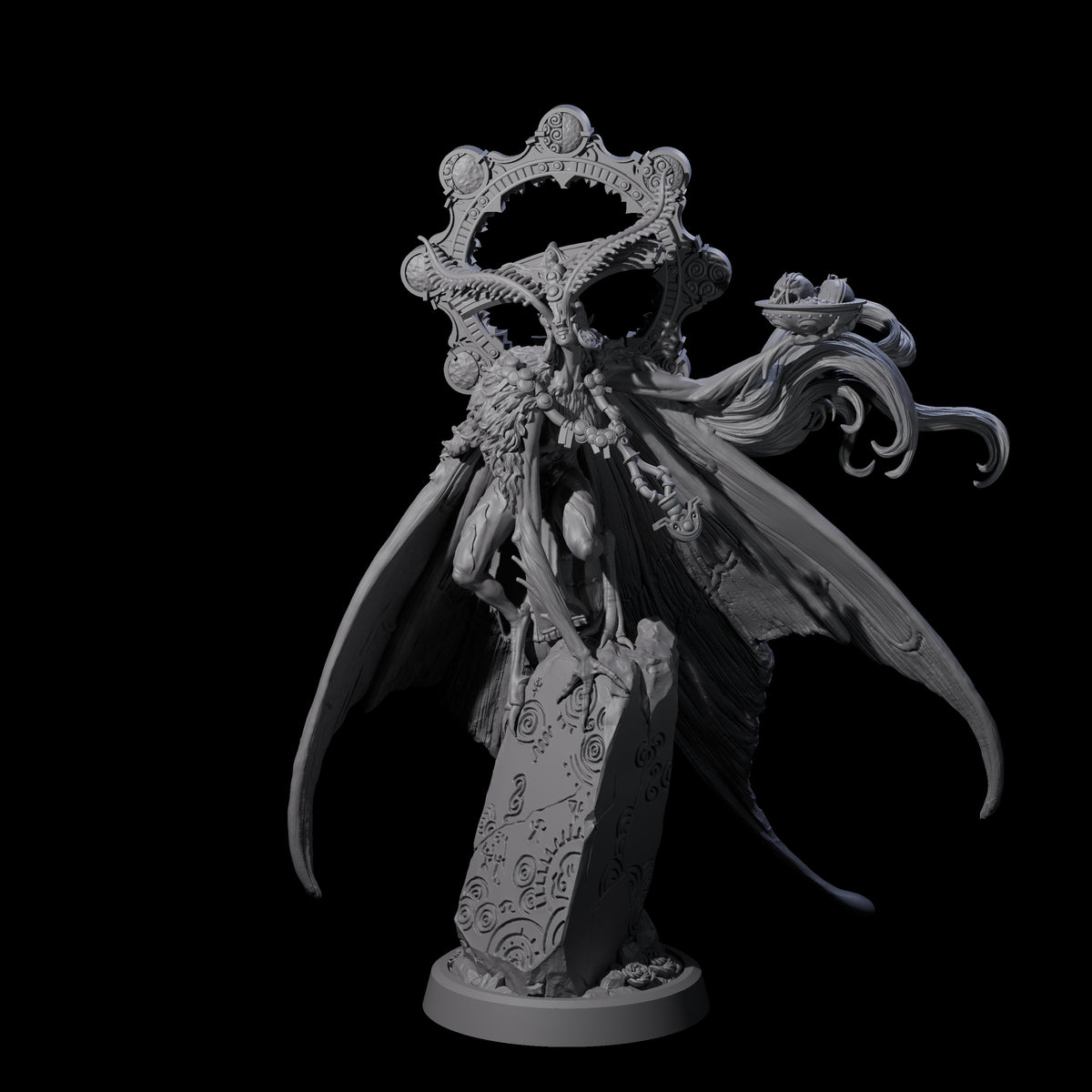 Benevolent Ghaele Azata Miniature for Dungeons and Dragons, Pathfinder or other TTRPGs