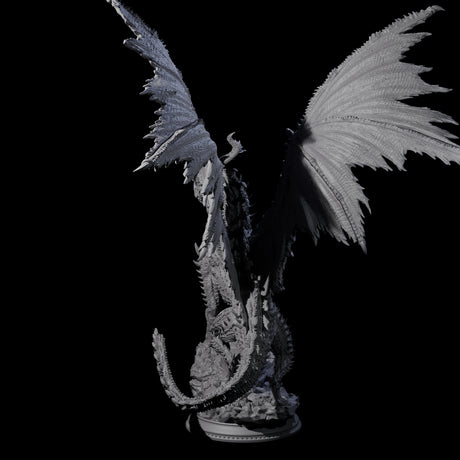 Betrayer Black Dragon Miniature for Dungeons and Dragons, Pathfinder or other TTRPGs