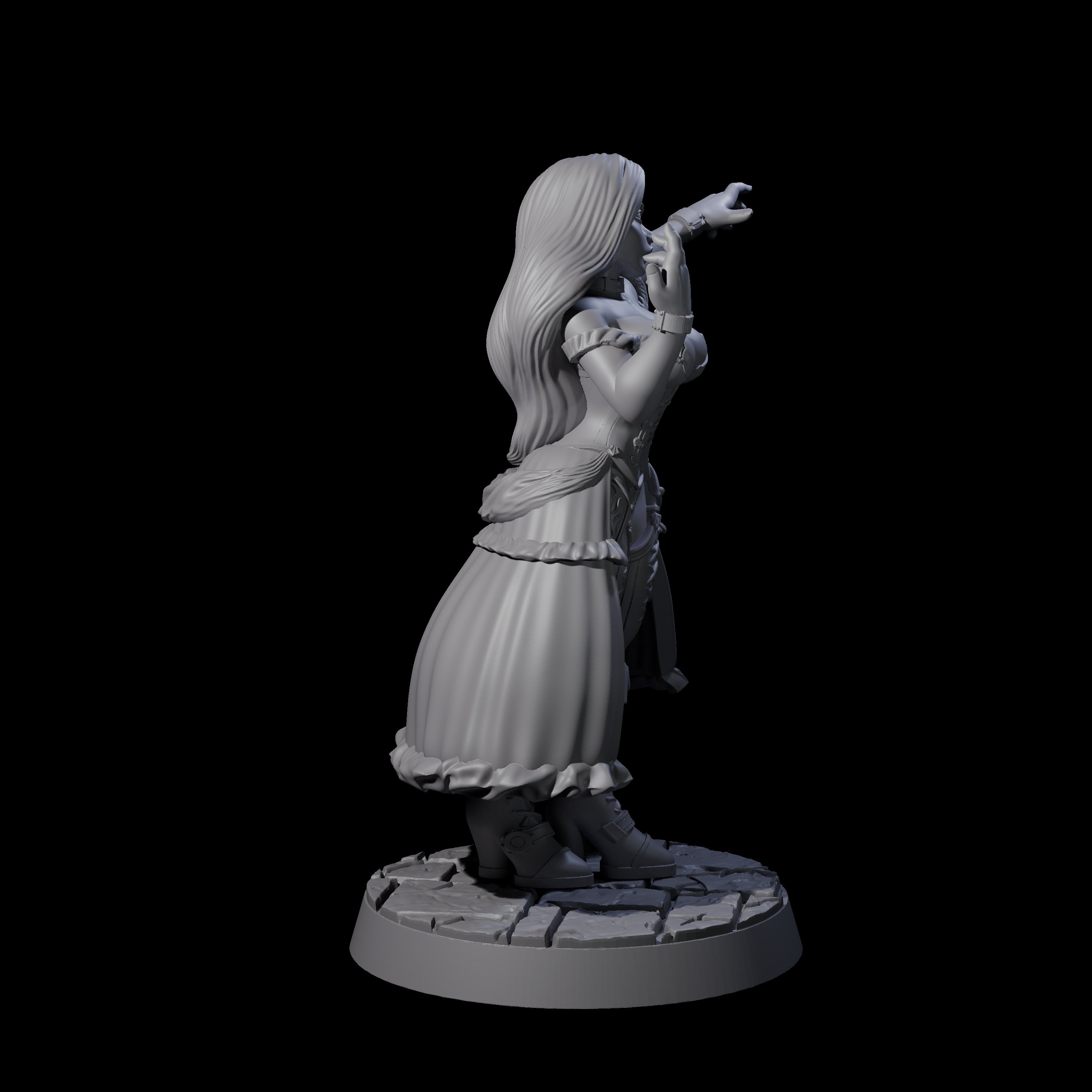 Bewitching Sorcerer Miniature for Dungeons and Dragons, Pathfinder or other TTRPGs