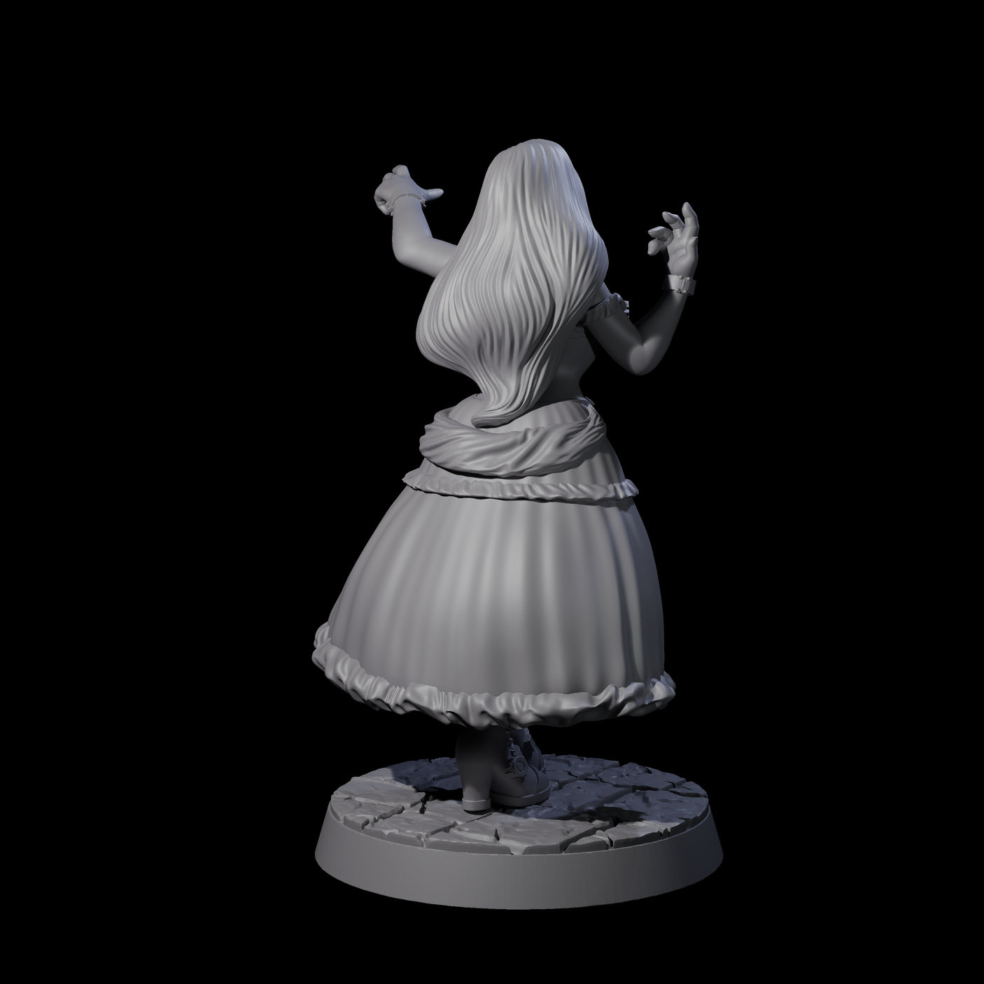 Bewitching Sorcerer Miniature for Dungeons and Dragons, Pathfinder or other TTRPGs