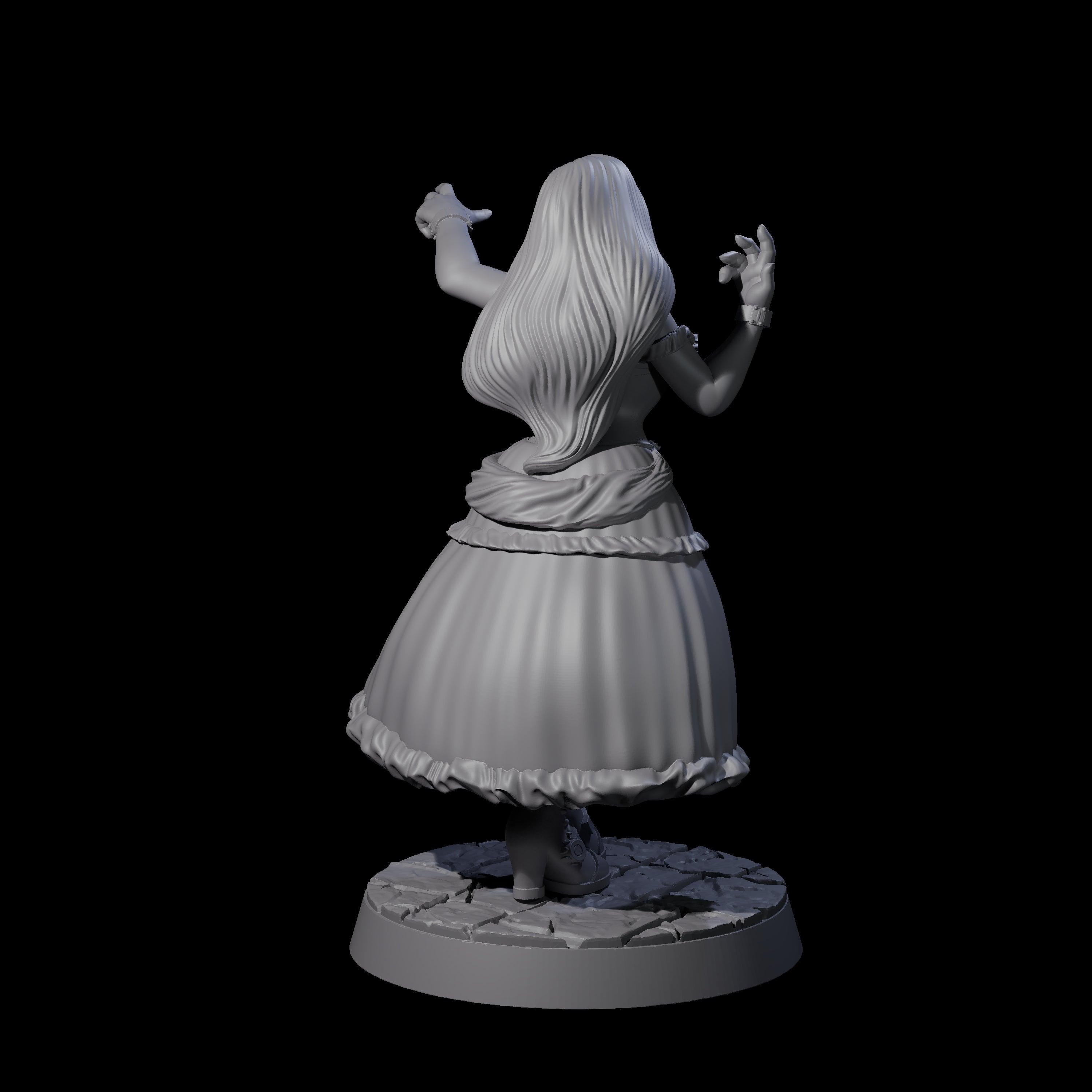 Bewitching Sorcerer Miniature for Dungeons and Dragons, Pathfinder or other TTRPGs