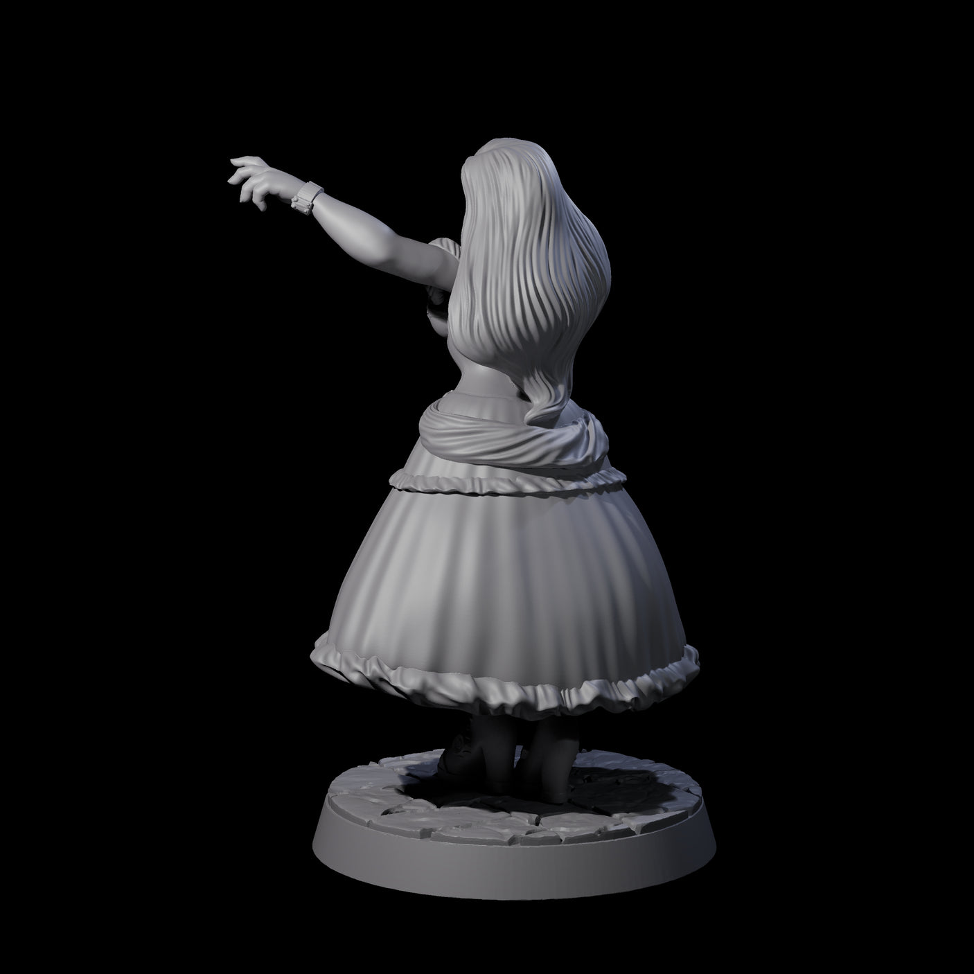 Bewitching Sorcerer Miniature for Dungeons and Dragons, Pathfinder or other TTRPGs
