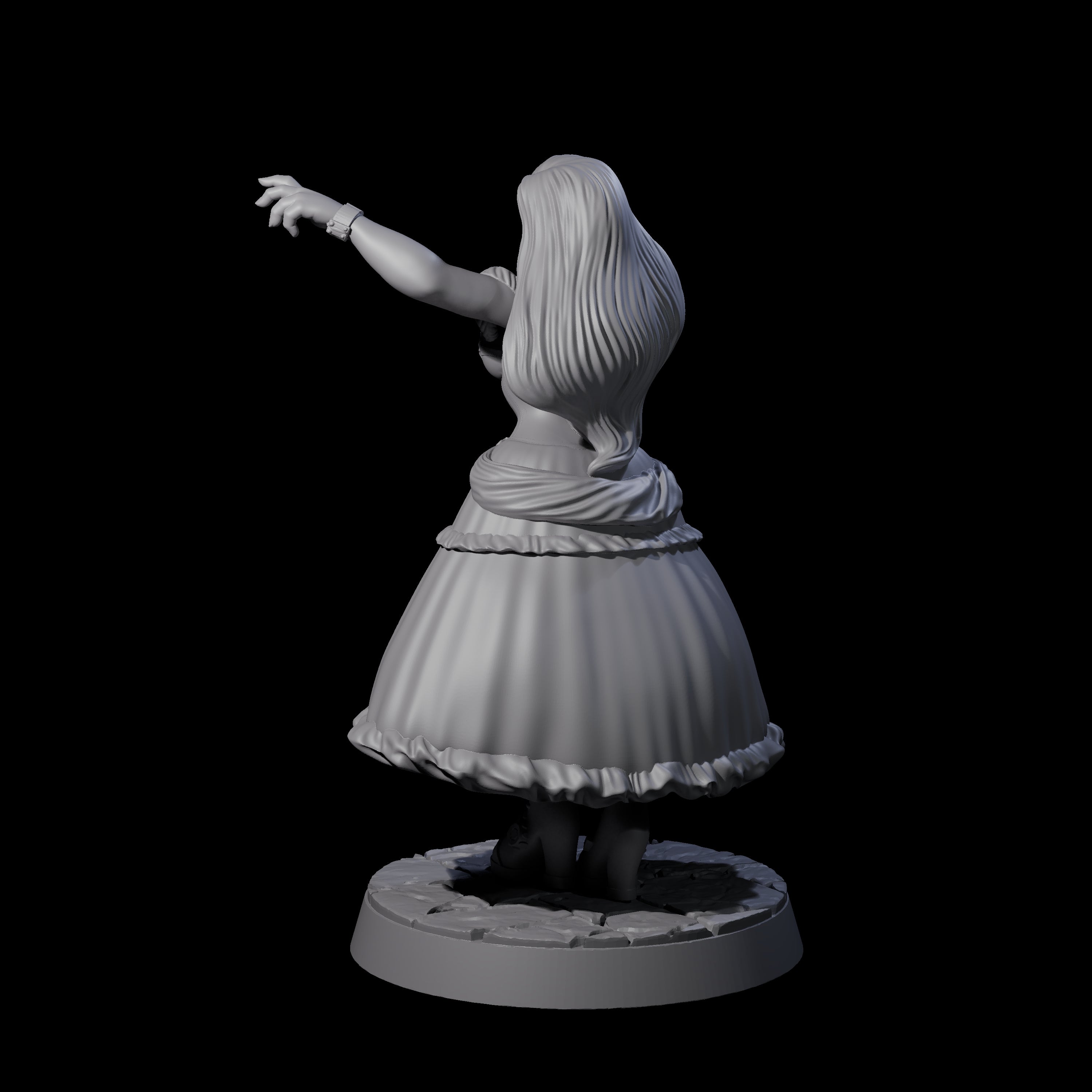 Bewitching Sorcerer Miniature for Dungeons and Dragons, Pathfinder or other TTRPGs